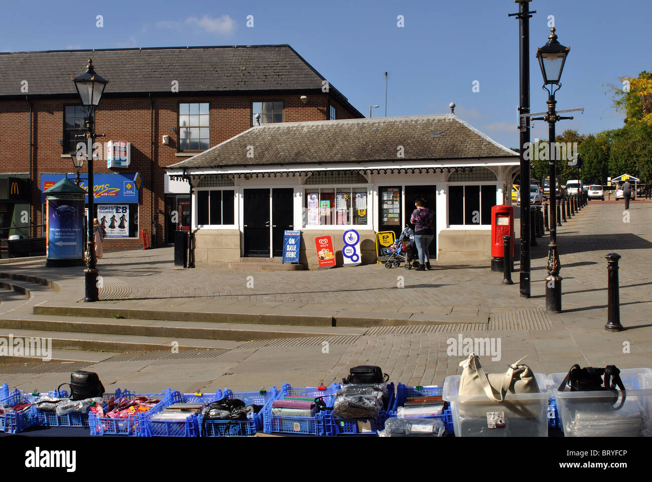 Market Street, Wellingborough, Northamptonshire, England, Vereinigtes Königreich Stockfoto