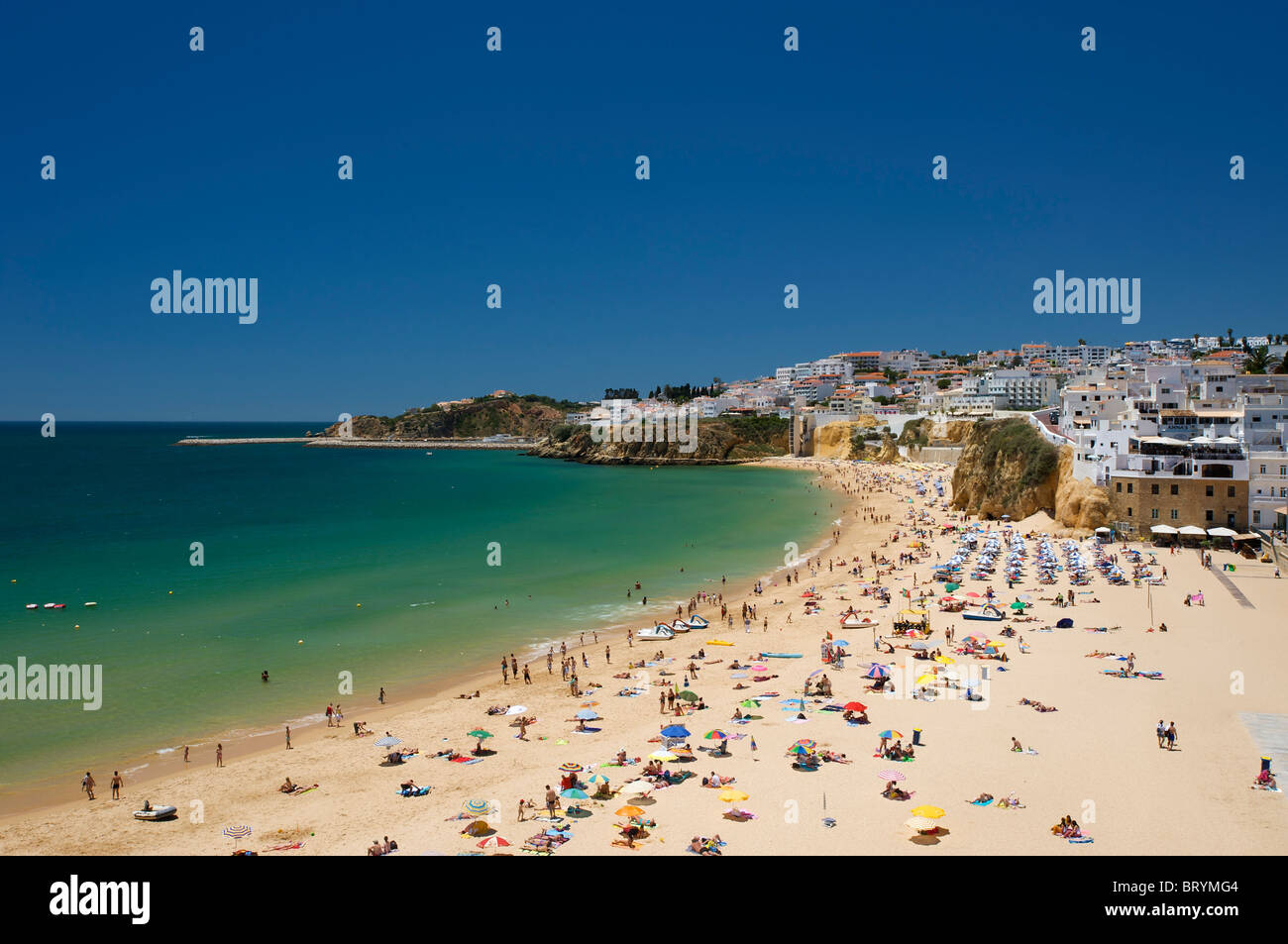 Strand von Albufeira, Algarve, Portugal Stockfoto