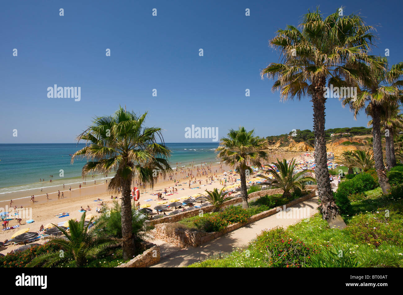 Strand von Santa Eulalia, Algarve, Portugal Stockfoto