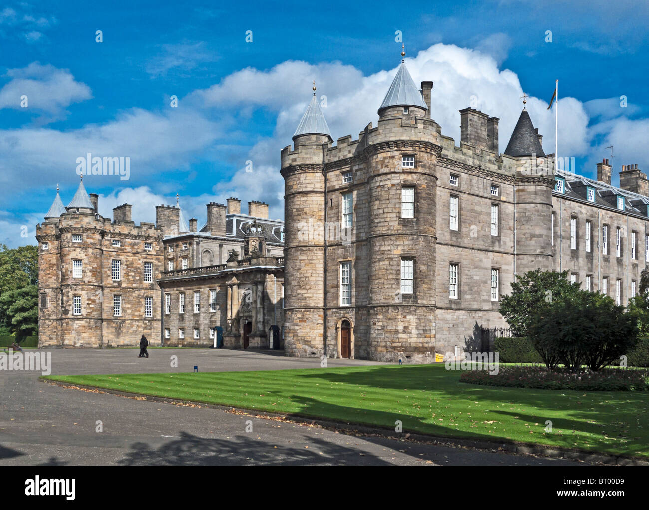 Palace of Holyroodhouse in Edinburgh, Schottland Stockfoto