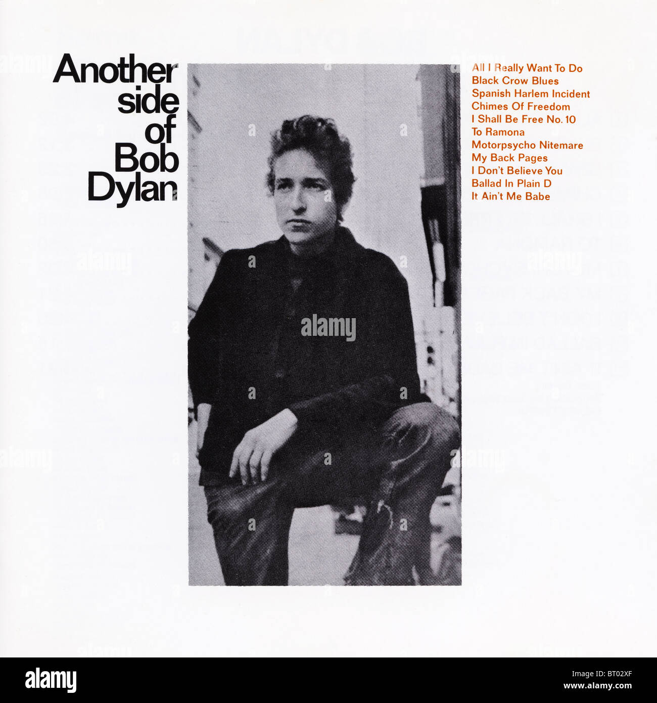 Album-Cover von einer anderen Seite von Bob Dylan veröffentlicht 1964 auf dem Columbia-label Stockfoto