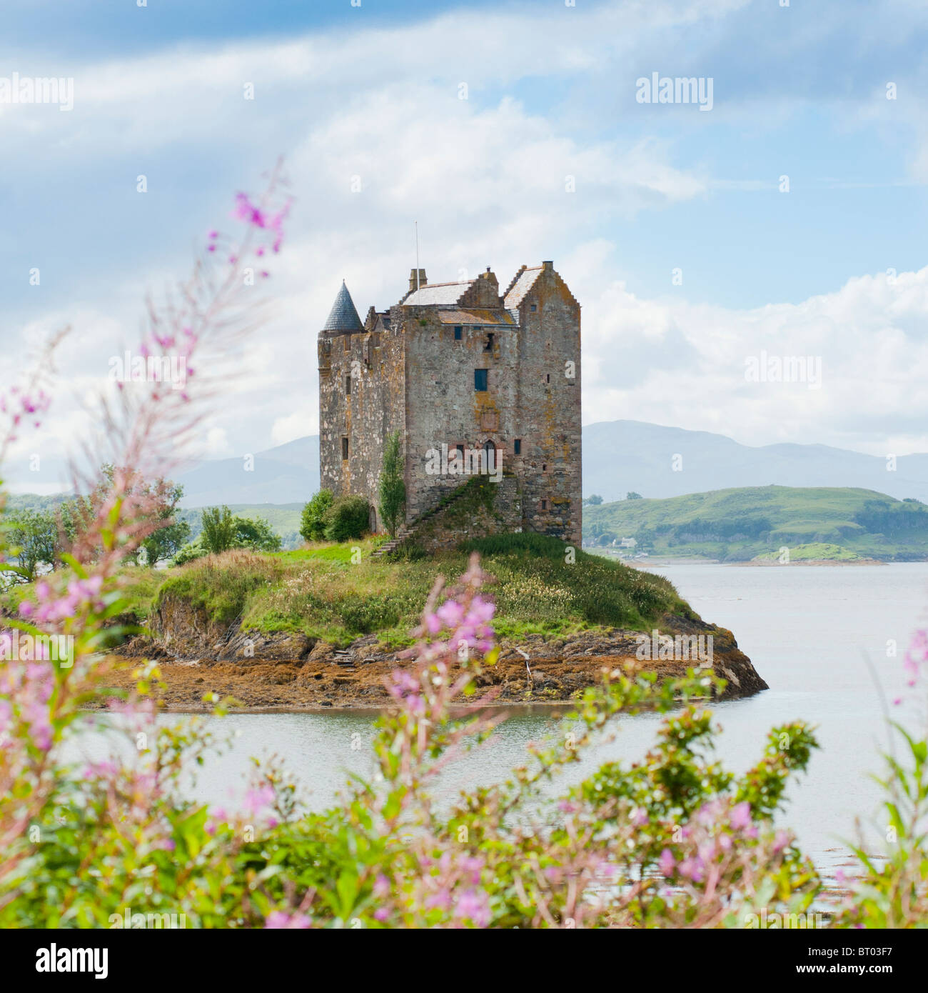 Eilean Donan Castle in Loch Alsh, Schottland Stockfoto