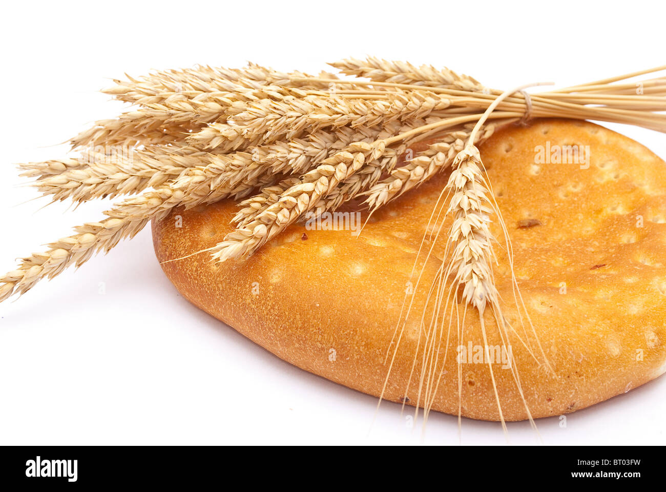 Brot mit Ohren Stockfoto