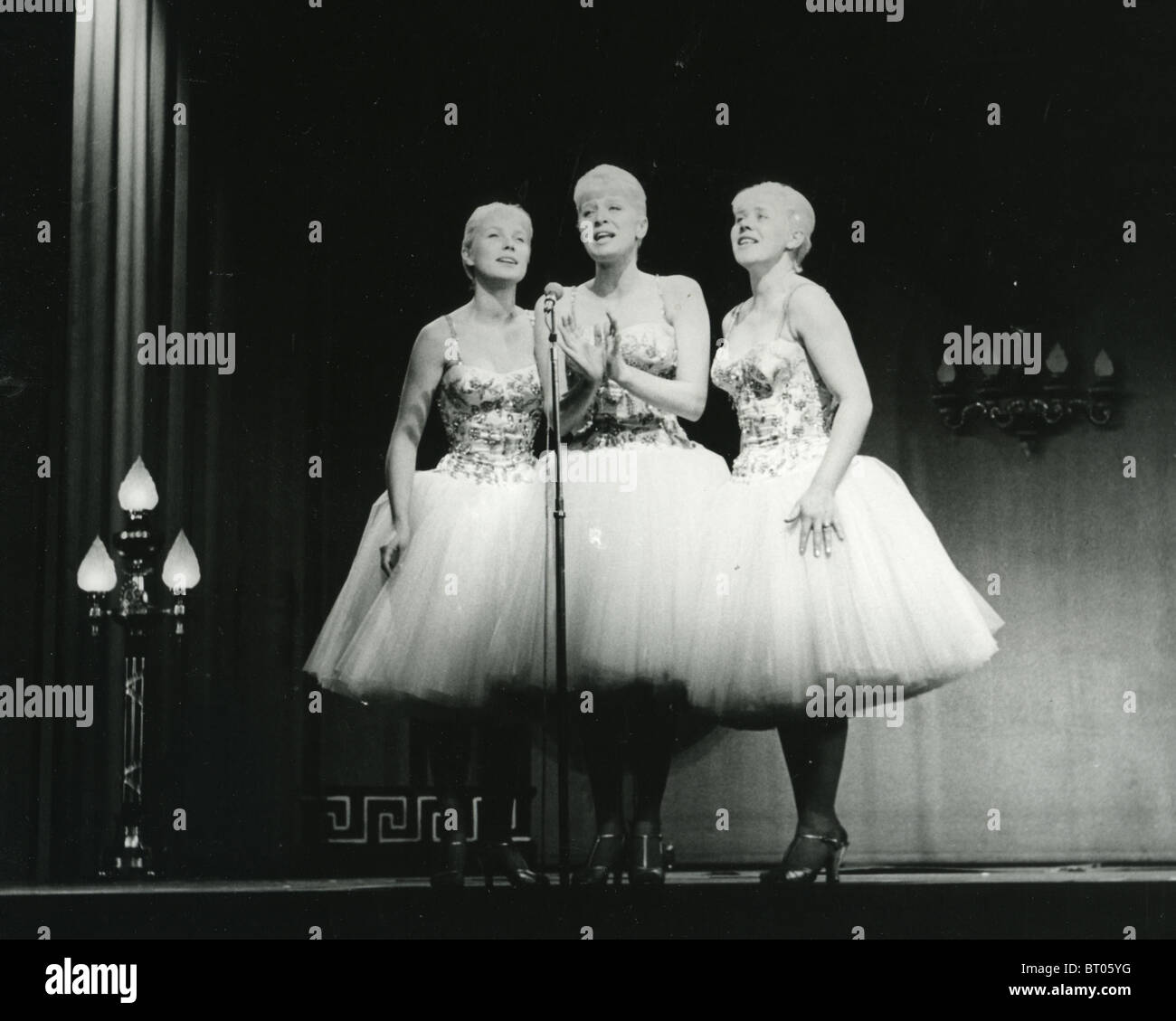 KAYE Schwestern UK-pop-Trio um 1960 Stockfoto