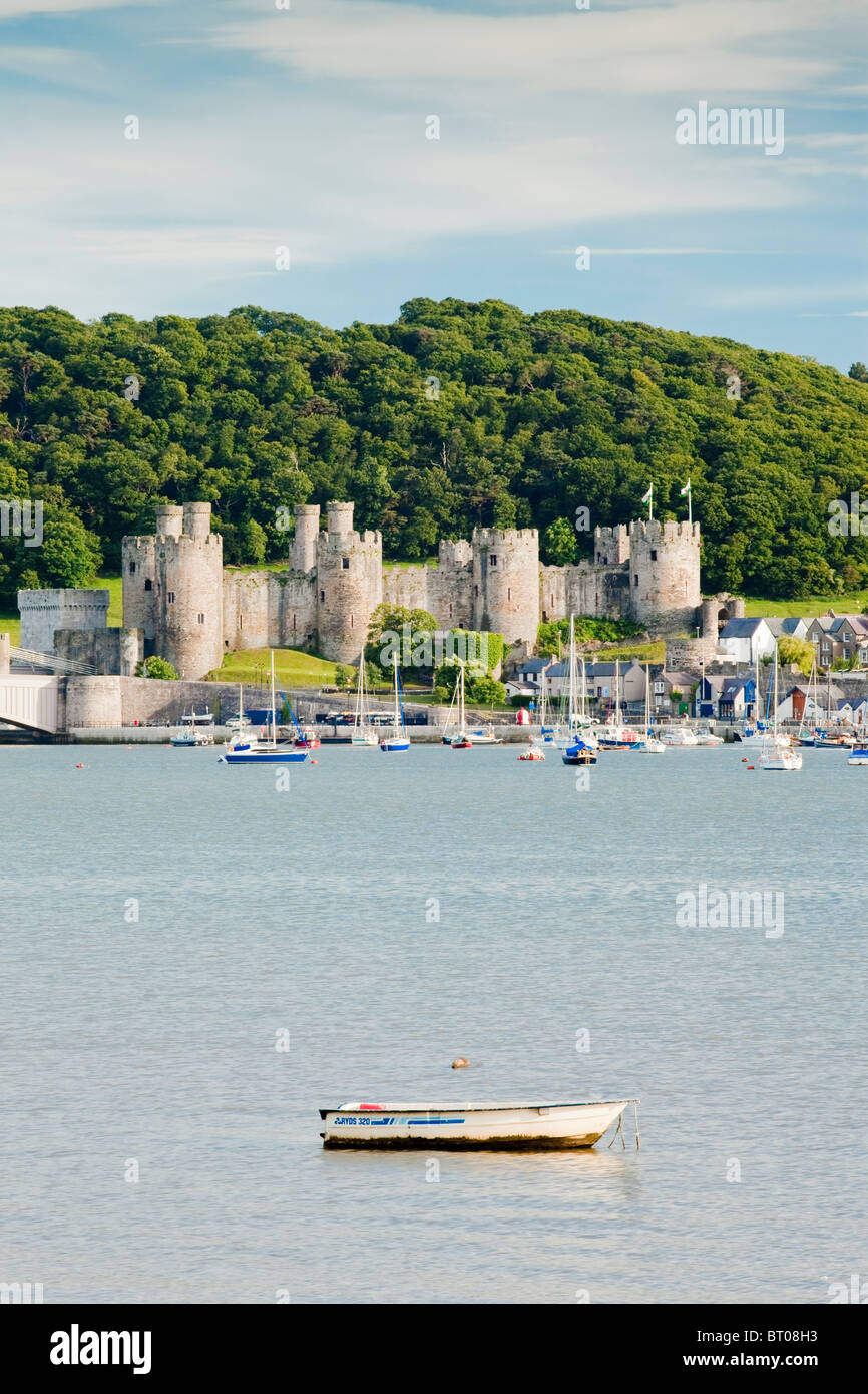 Conwy Castle, Snowdonia, Nordwales Stockfoto