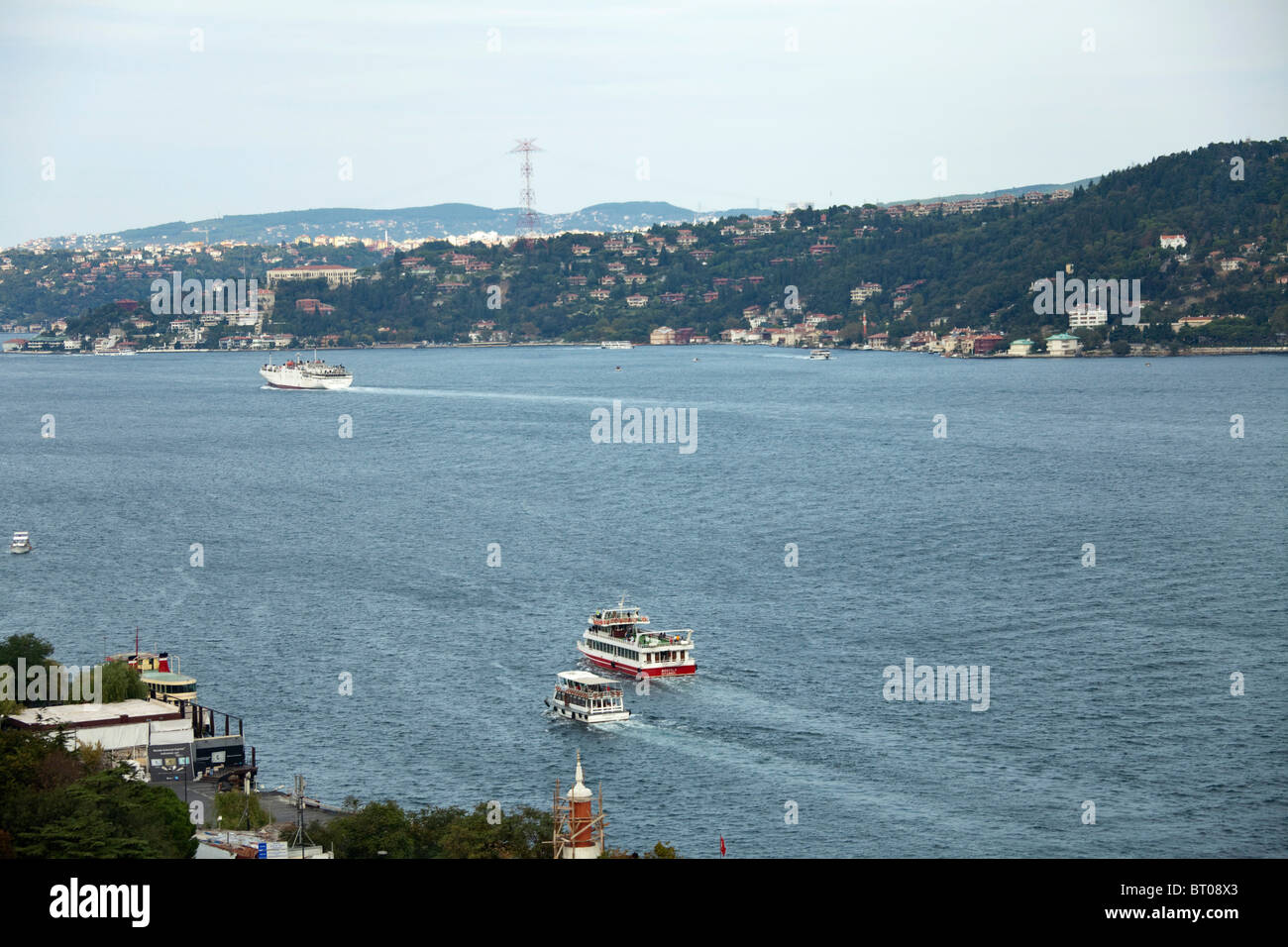 Bosporus Straight (Bosporus) zwischen Ans Schwarze Meer das Meer von Marmara, Türkei 100641 Turkey Stockfoto