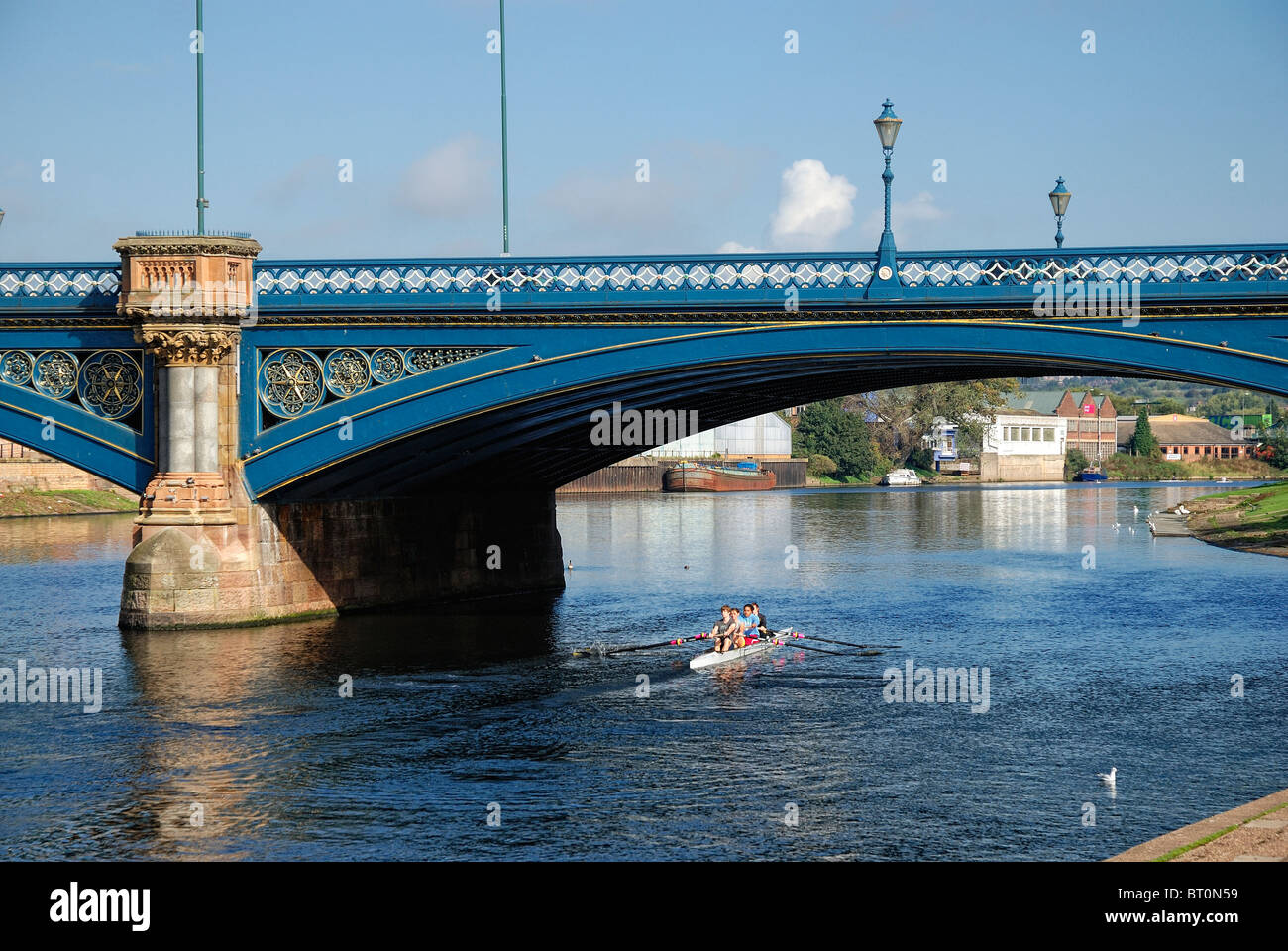 Trent bridge Nottingham England uk Stockfoto