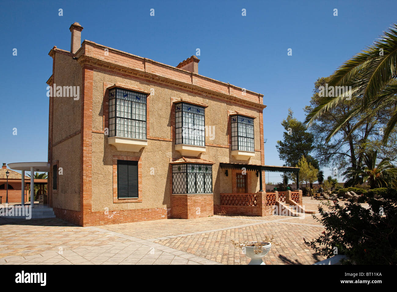 Casa Dirección Museo Etnográfico Artesanías Valverde del Camino Huelva Andalusien España ethnographische Museum Andalusien Spanien Stockfoto