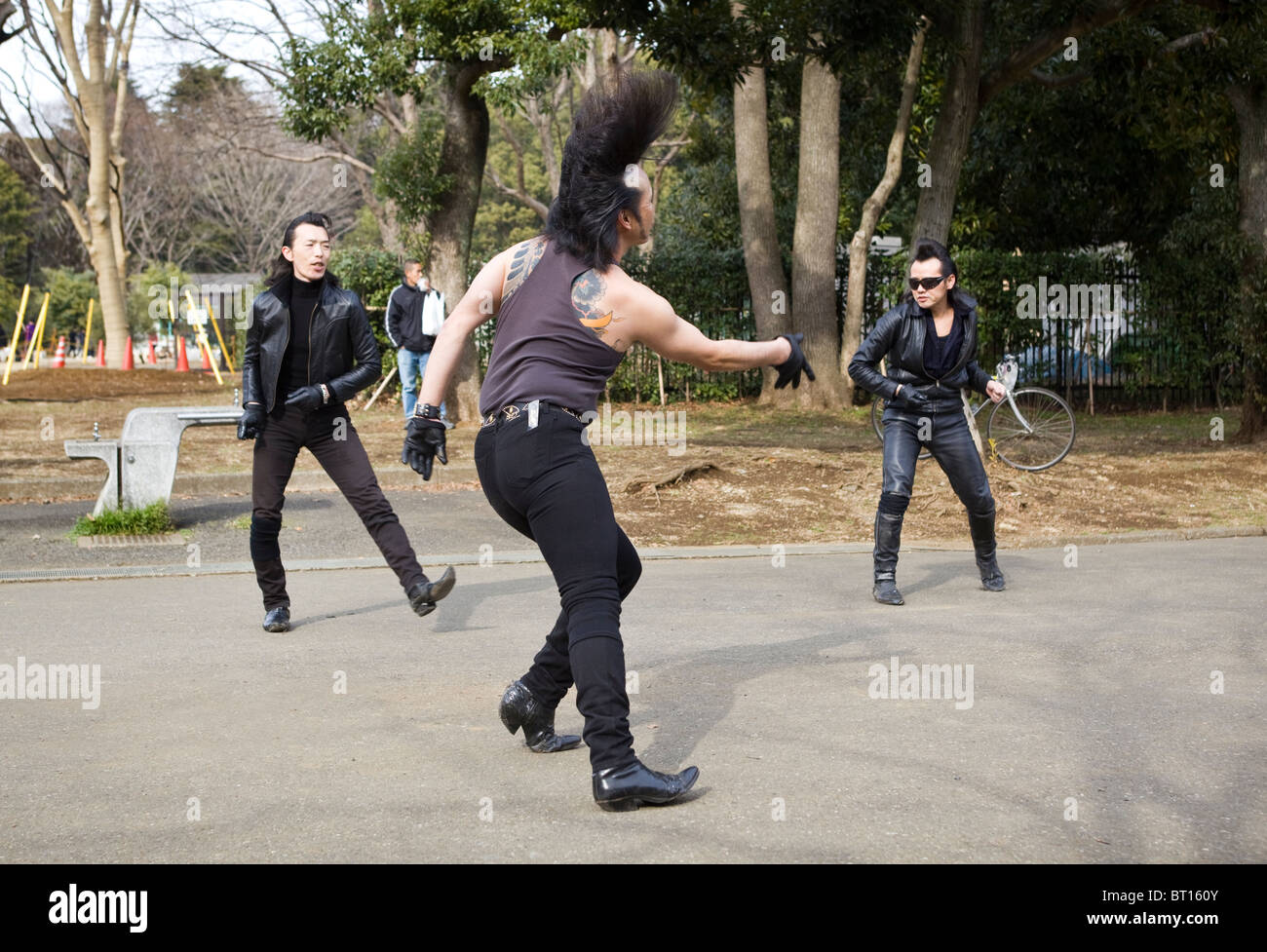 Rock und Roll Tänzer Yoyogi Park Tokio Japan Stockfoto