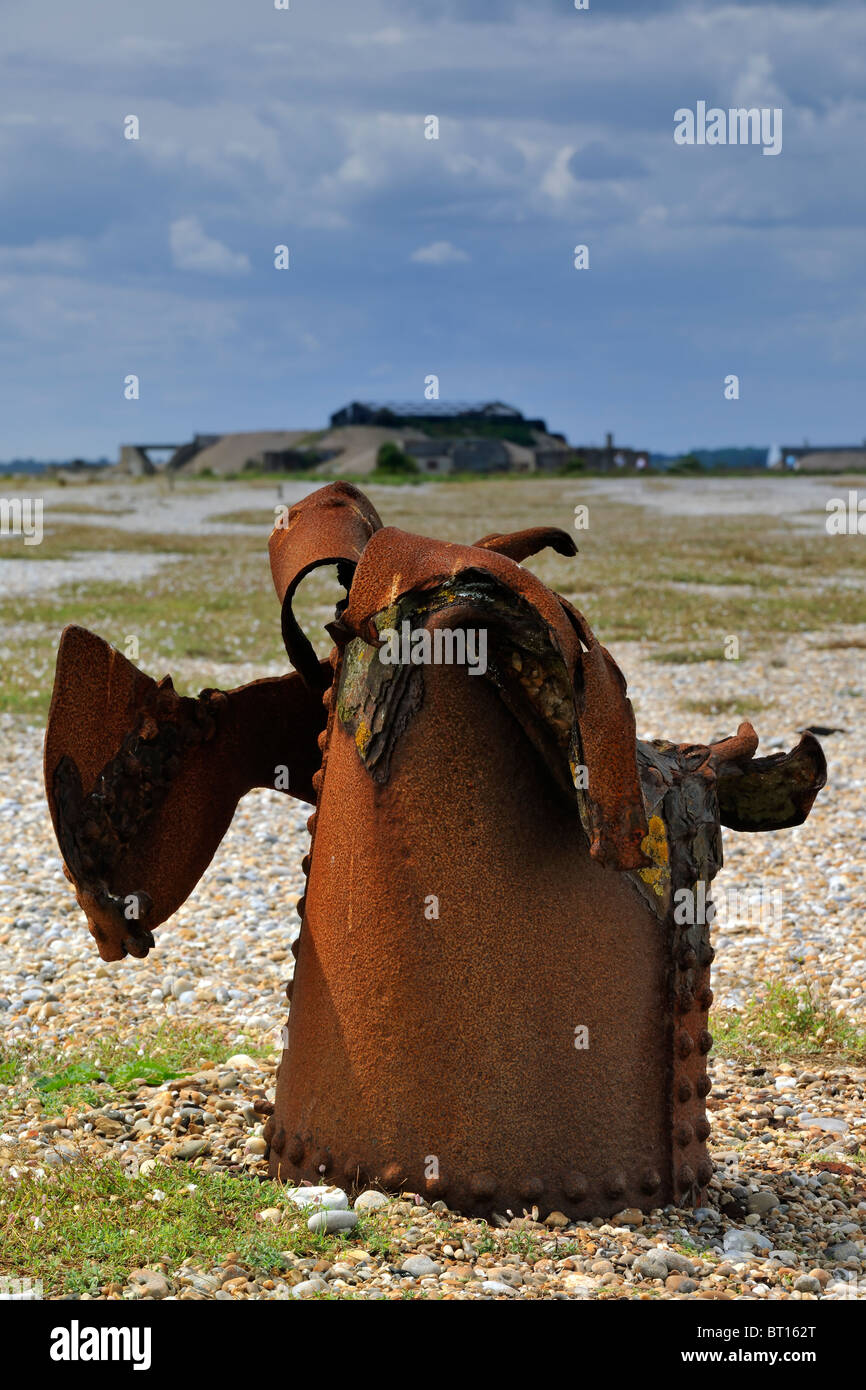 Orford Ness Shell Stockfoto