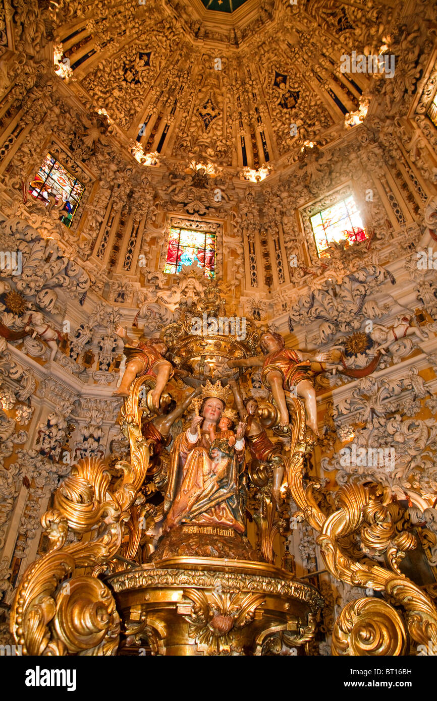 Imagen de Santa María De La Victoria Basilika Schrein Victoria Real Malaga Andalusien Spanien Stockfoto