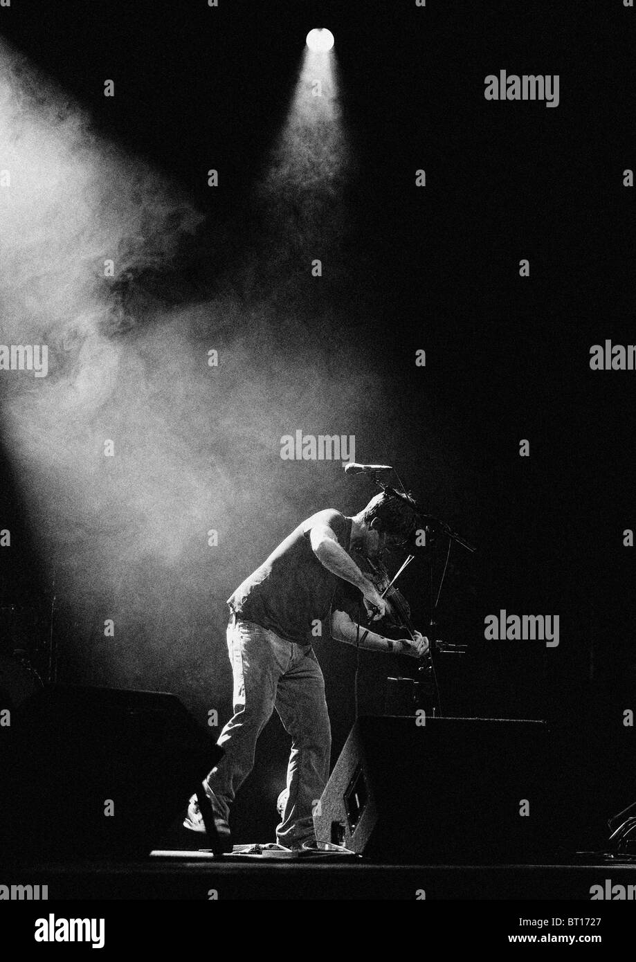 Englischer Folk-Sänger Seth Lakeman Konzert, 2000 Stockfoto