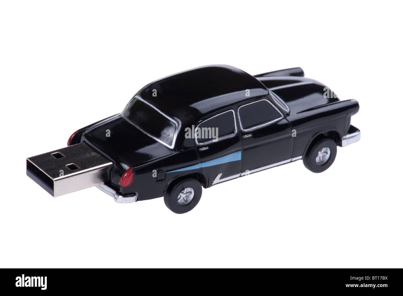 Objekt auf weiß - Flash-Speicher Auto hautnah Stockfoto