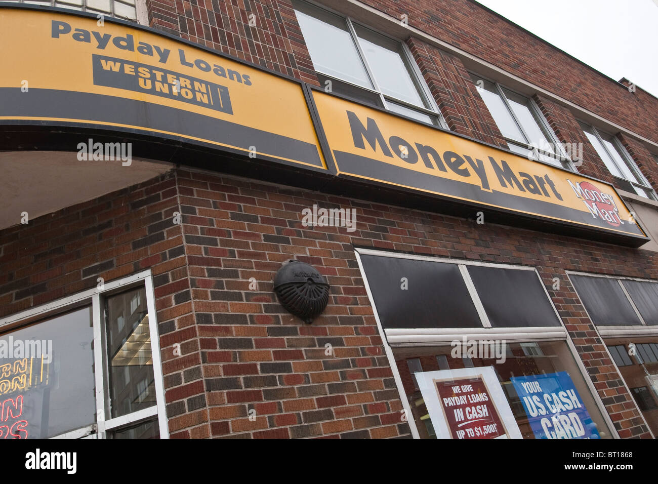 Eine Geld Mart Büro sieht in Ottawa Stockfoto