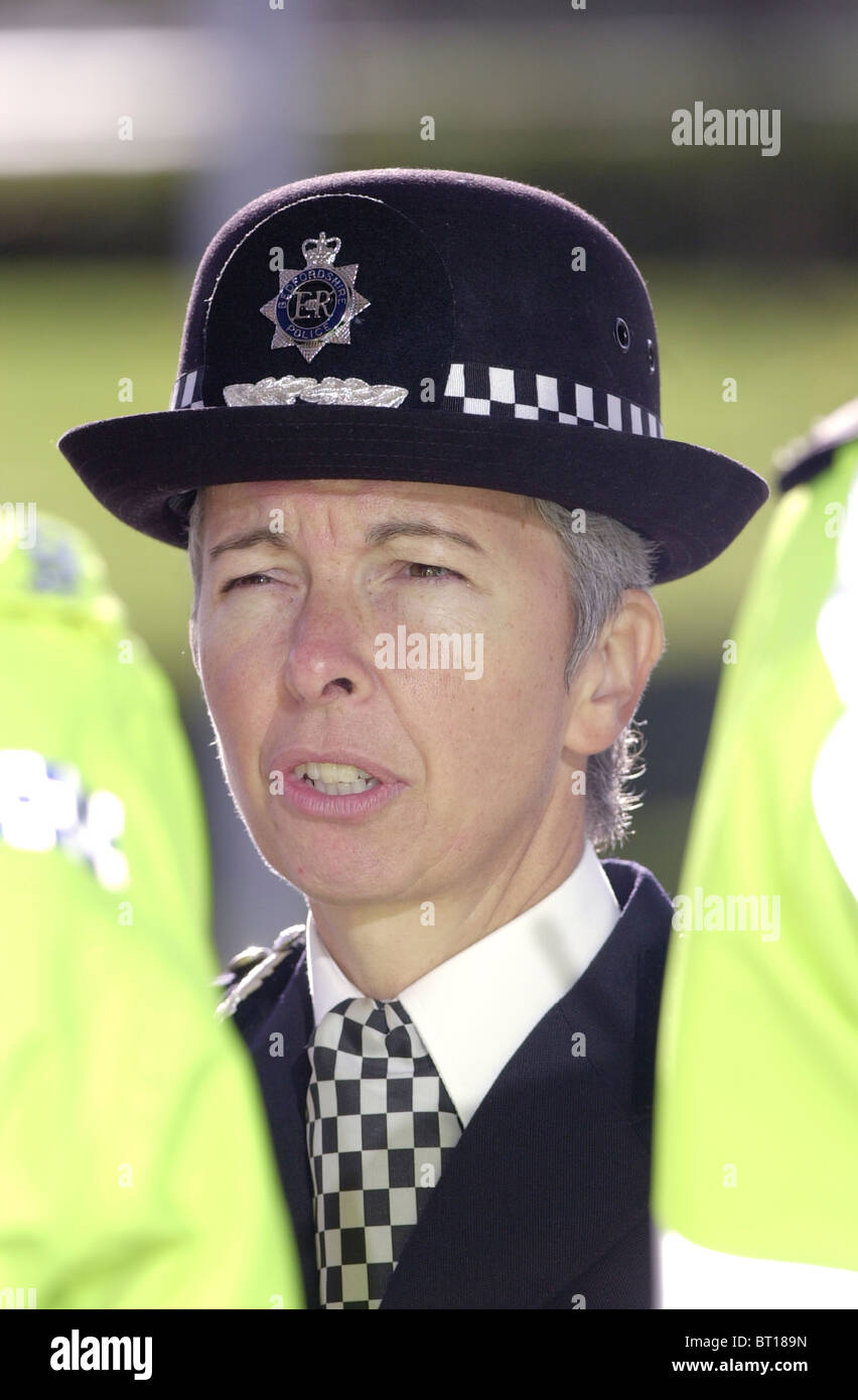 Polizeipräsident von Bedfordshire Polizei, Gillian Parker. Stockfoto