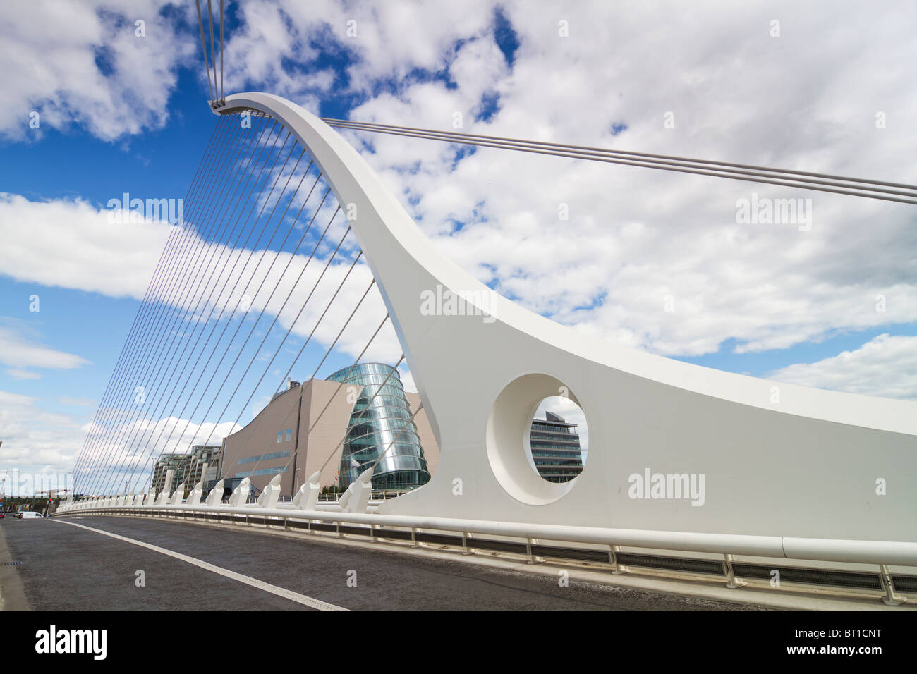 Samuel Beckett Bridge, Dublin, Irland. Stockfoto
