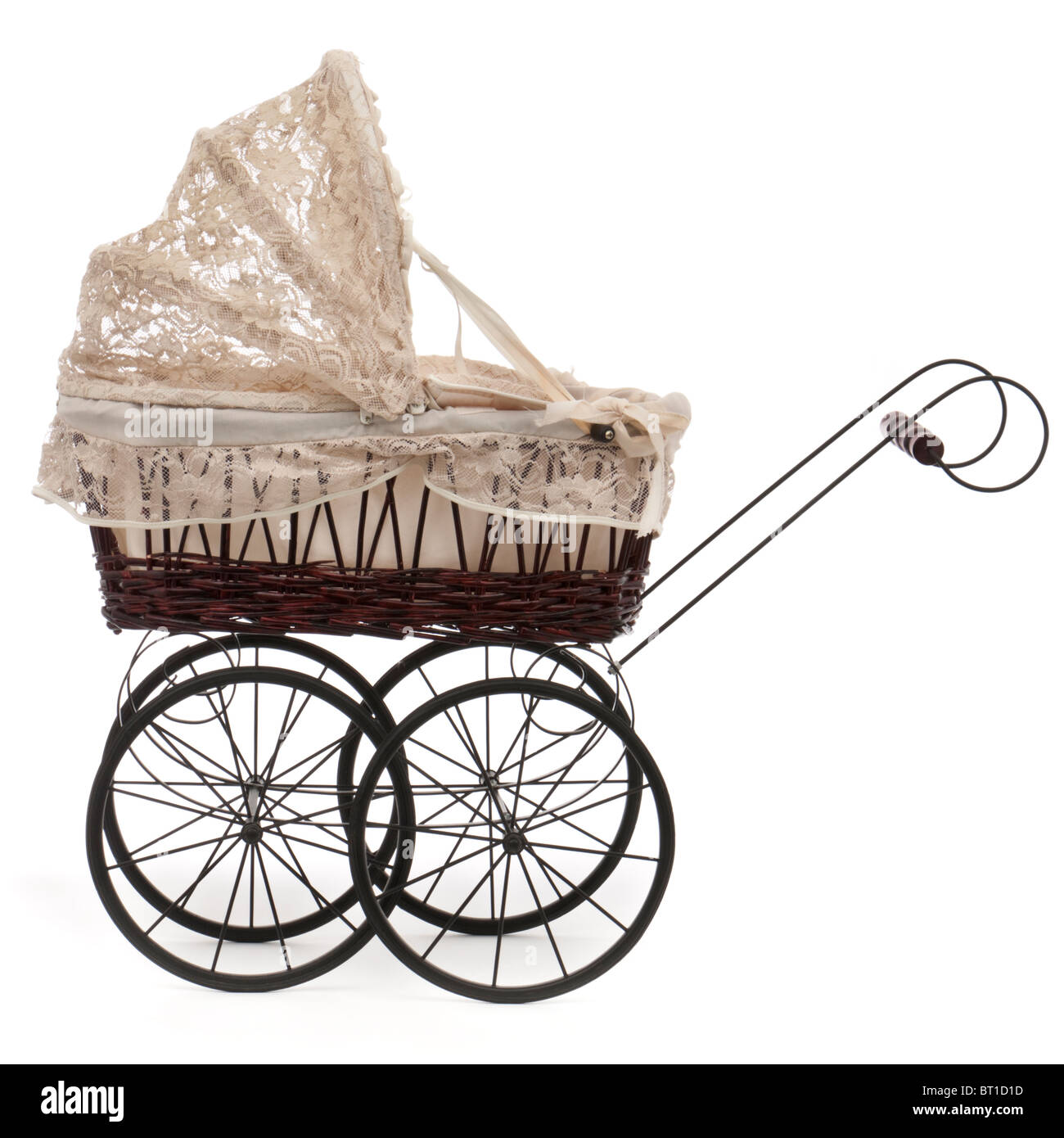 Reproduktion antiker viktorianische Puppen Kinderwagen Stockfotografie -  Alamy