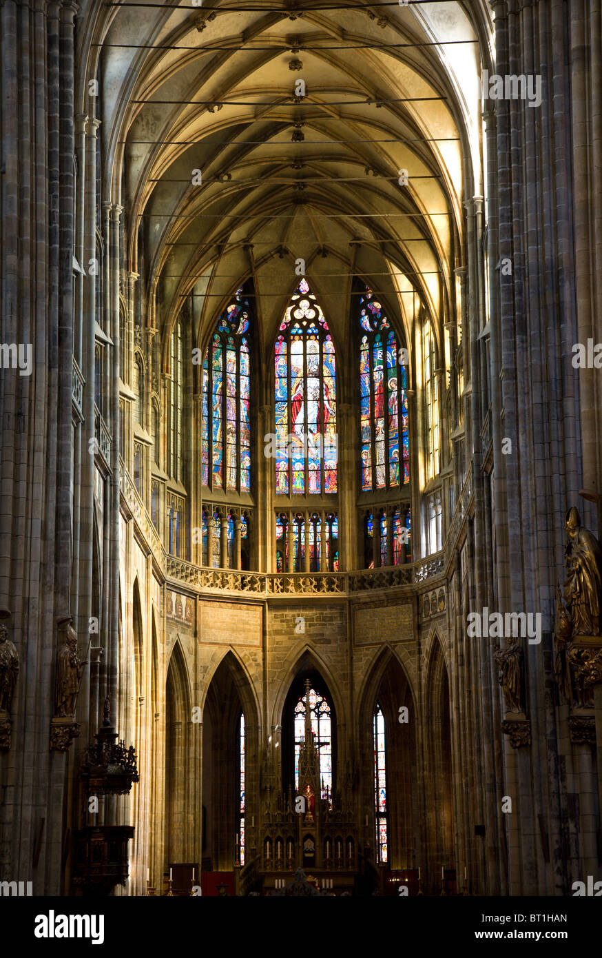 Prag - st.-Veits-Kathedrale Stockfoto