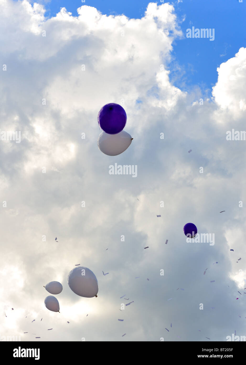 Luftballons Stockfoto