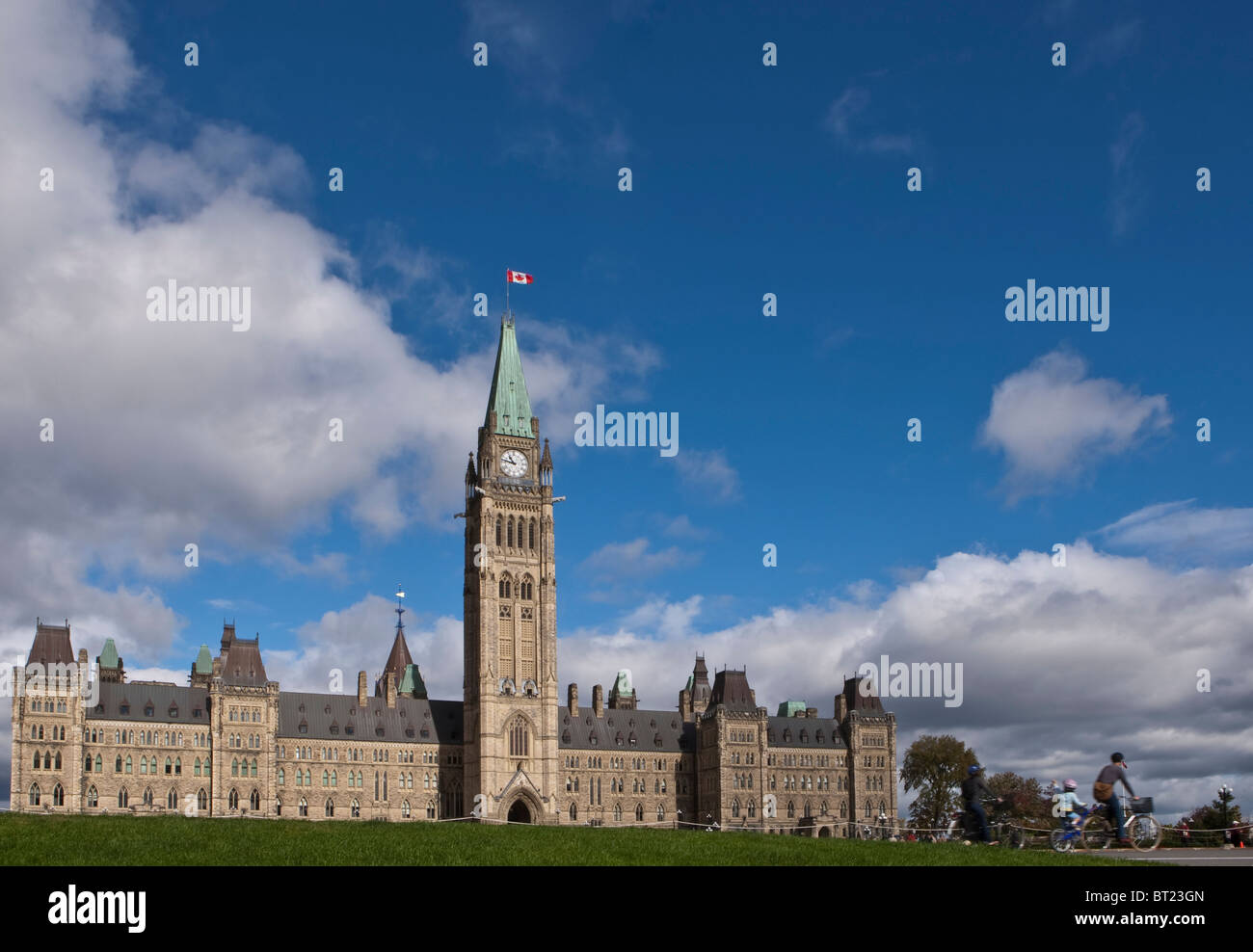 Das Parlament sieht in Ottawa Montag, 27. September 2010 Stockfoto
