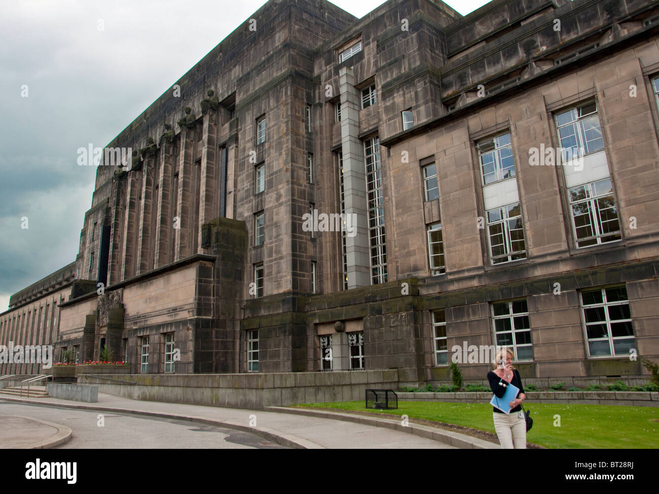 St.-Andreas Haus ist eine große, Kategorie "A" aufgeführten Jugendstil geprägte Gebäude südlich von Calton Hill, Edinburgh, Schottland Stockfoto