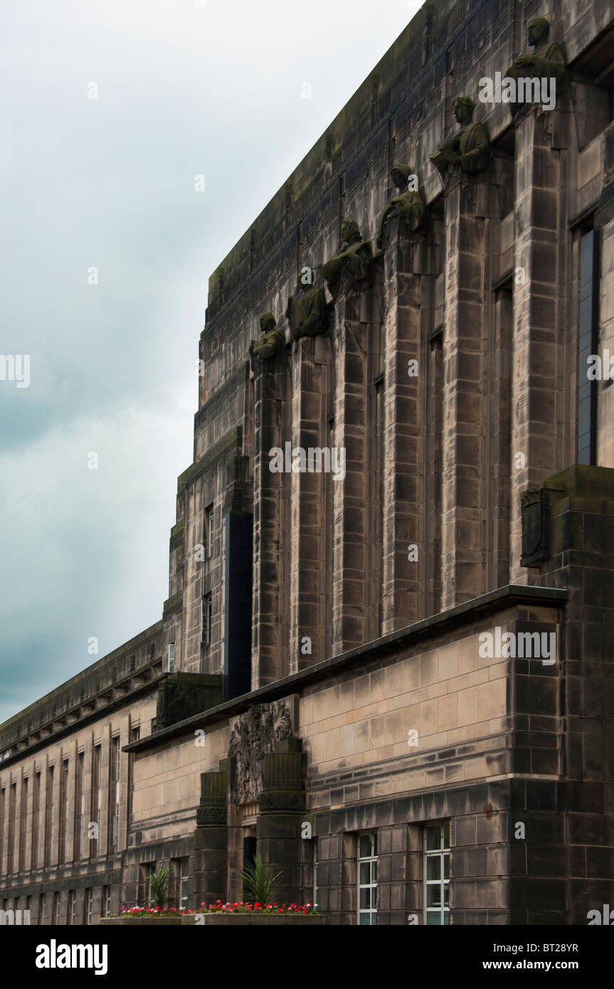 St.-Andreas Haus ist eine große, Kategorie "A" aufgeführten Jugendstil geprägte Gebäude südlich von Calton Hill, Edinburgh, Schottland Stockfoto