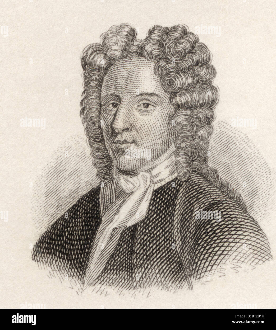 George Farquhar, 1677 bis 1707. Irischer Dramatiker. Stockfoto