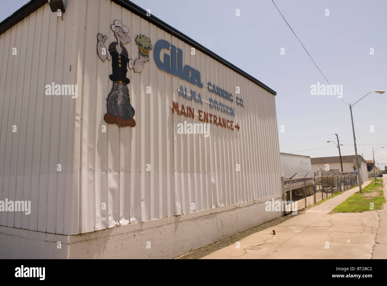 Gillen Canning Company Alma Arkansas USA Stockfoto