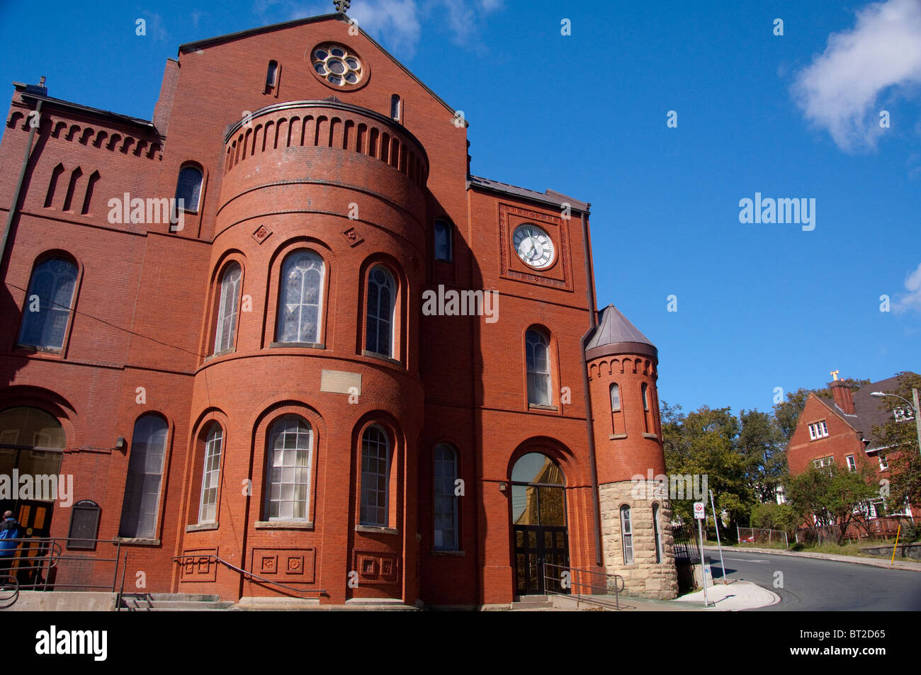 Kanada, Neufundland und Labrador, St. John. Untere Straße methodistische Kirche. Stockfoto