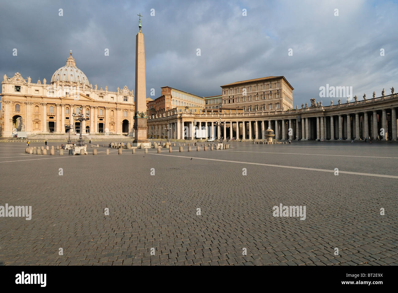 Rom. Italien. Basilica di San Pietro, Piazza San Pietro/St Peter's Square. Stockfoto