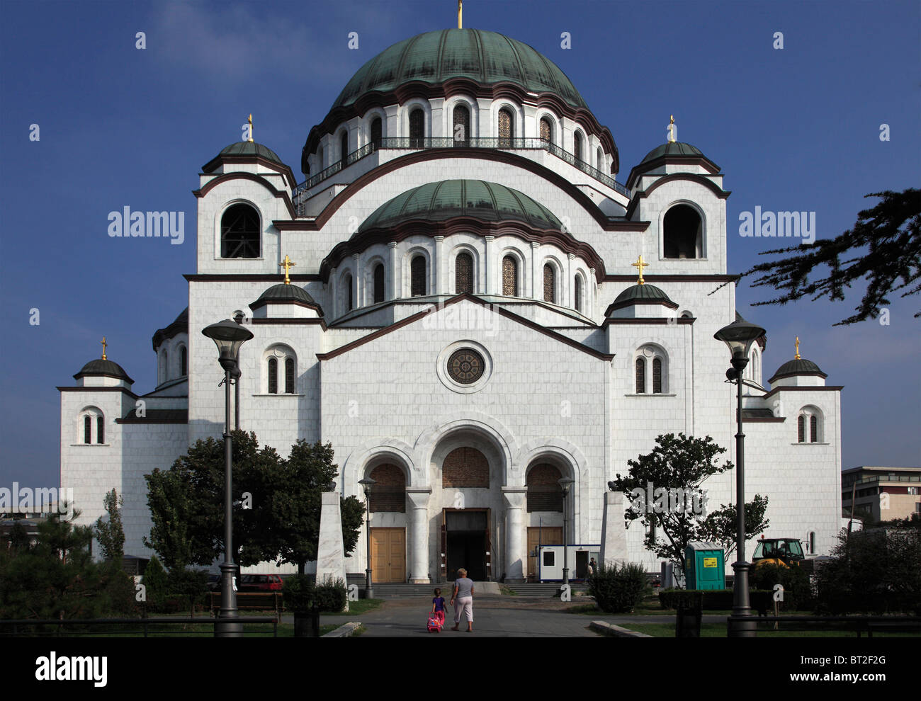 Serbien, Belgrad, Sveti Sava orthodoxe Kirche Stockfoto