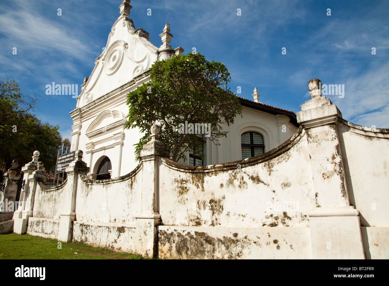 Galle Old Dutch Church - die älteste evangelische Kirche in Sri Lanka aus dem Jahre 1752 Stockfoto