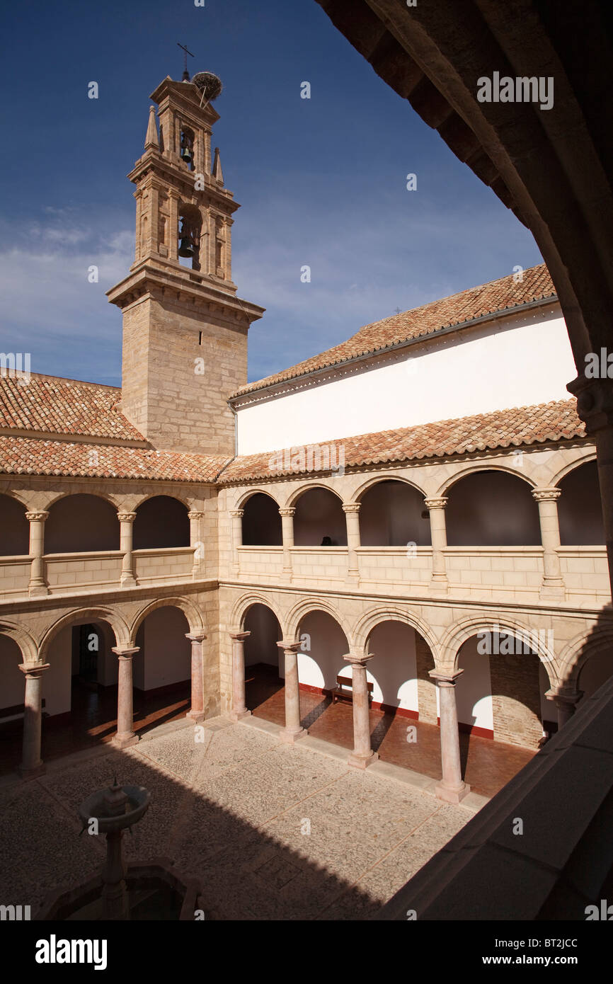 Biblioteca Monasterio San Zoilo Antequera Malaga Andalusien España Bibliothek Kloster San Zoilo Antequera Malaga Andalusien Spanien Stockfoto