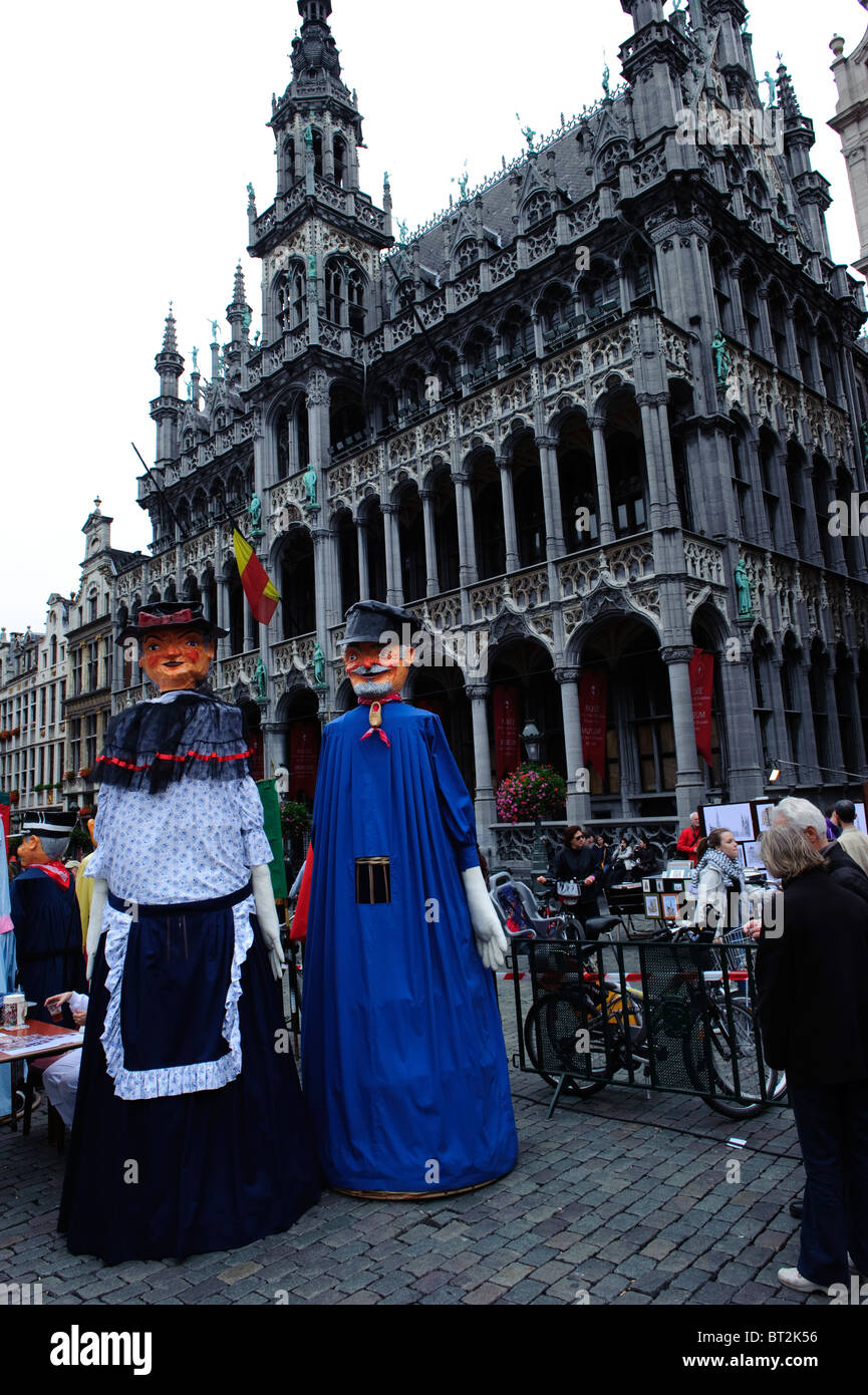 Der Grand Place in Brüssel Stockfoto