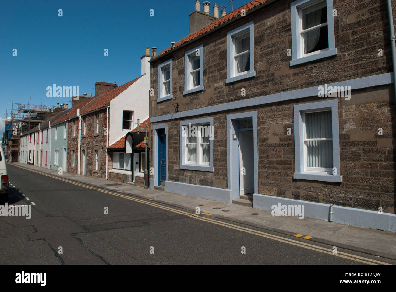 Victoria Road North Berwick Stockfoto