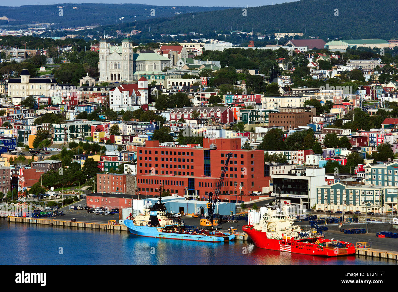 Meeresküste in St. Johns, Neufundland, Kanada Stockfoto