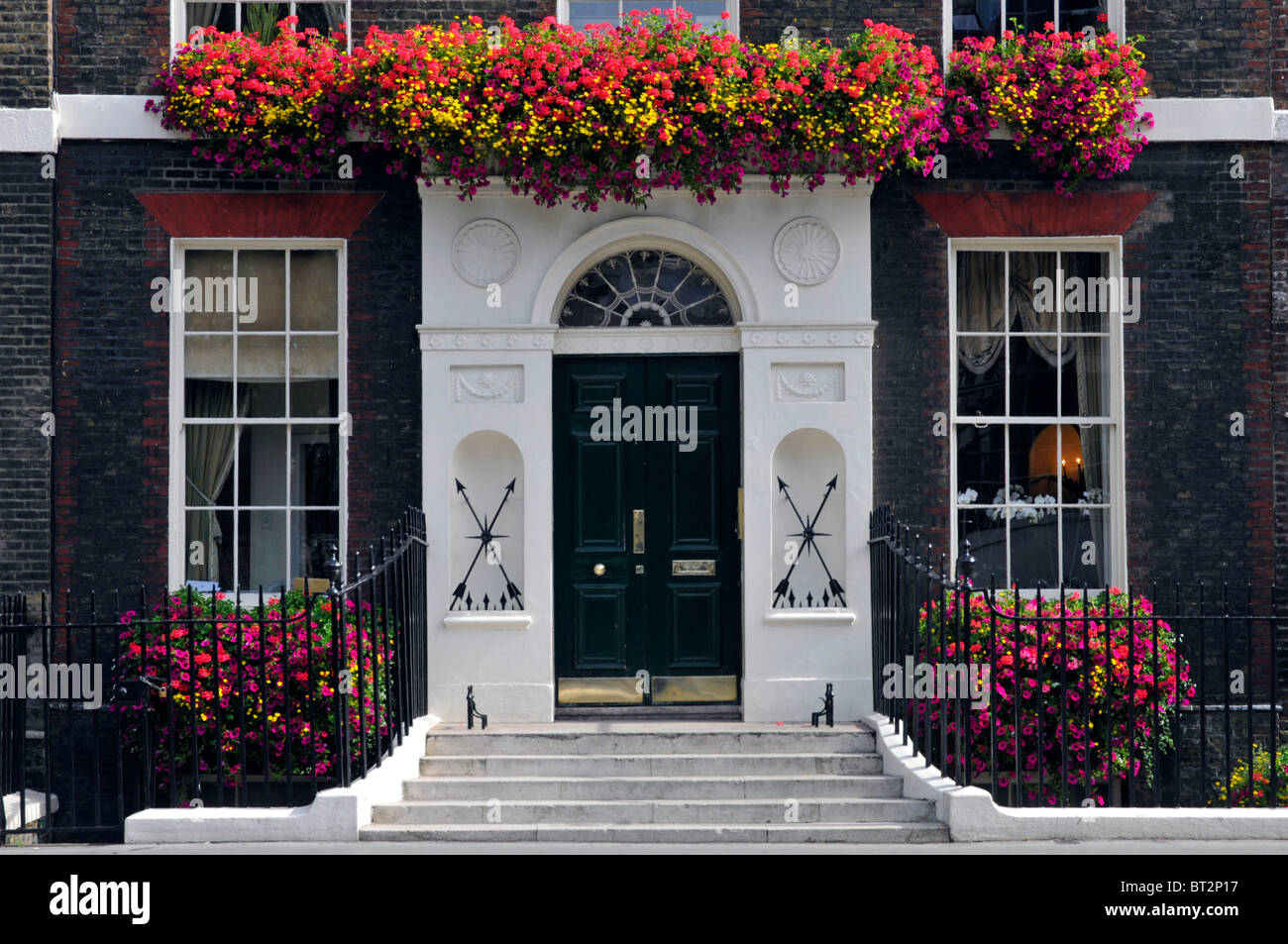 Nummer 1 Bedford Square Georgian House in Büros umgewandelt London England UK Stockfoto