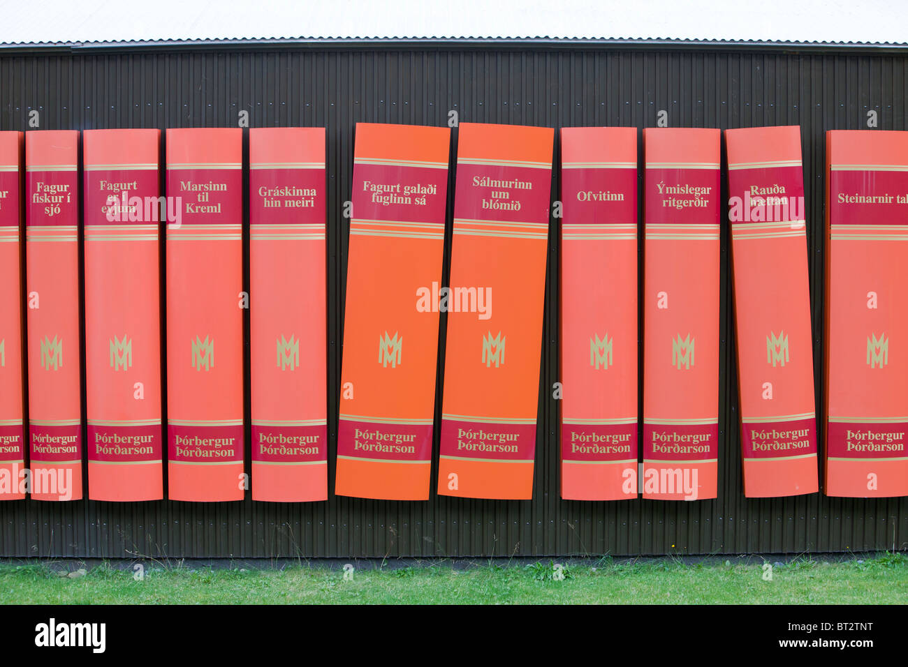 Das Bookbuilding an Hali in der Nähe von Hofn an Islands Südküste. Stockfoto