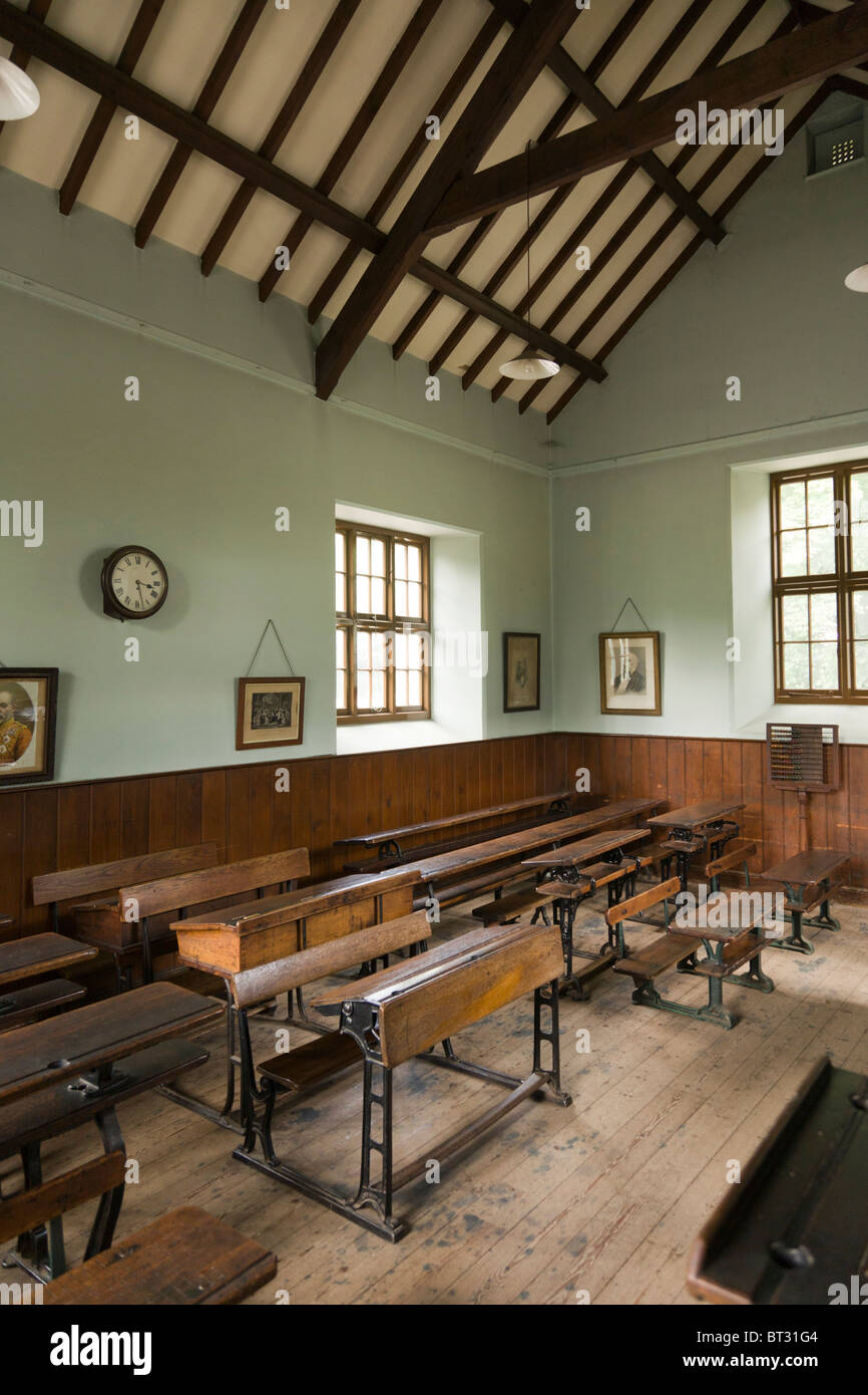 St Fagans Museum der historischen Gebäude, Wales. Schule Stockfoto