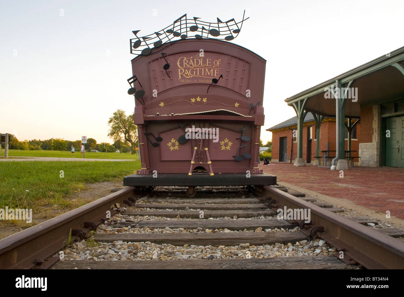 Sedalia Katy Depot Stockfoto