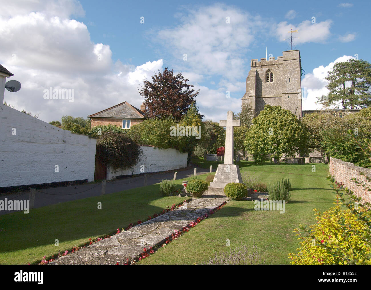 Ramsbury Heilig-Kreuz Stockfoto