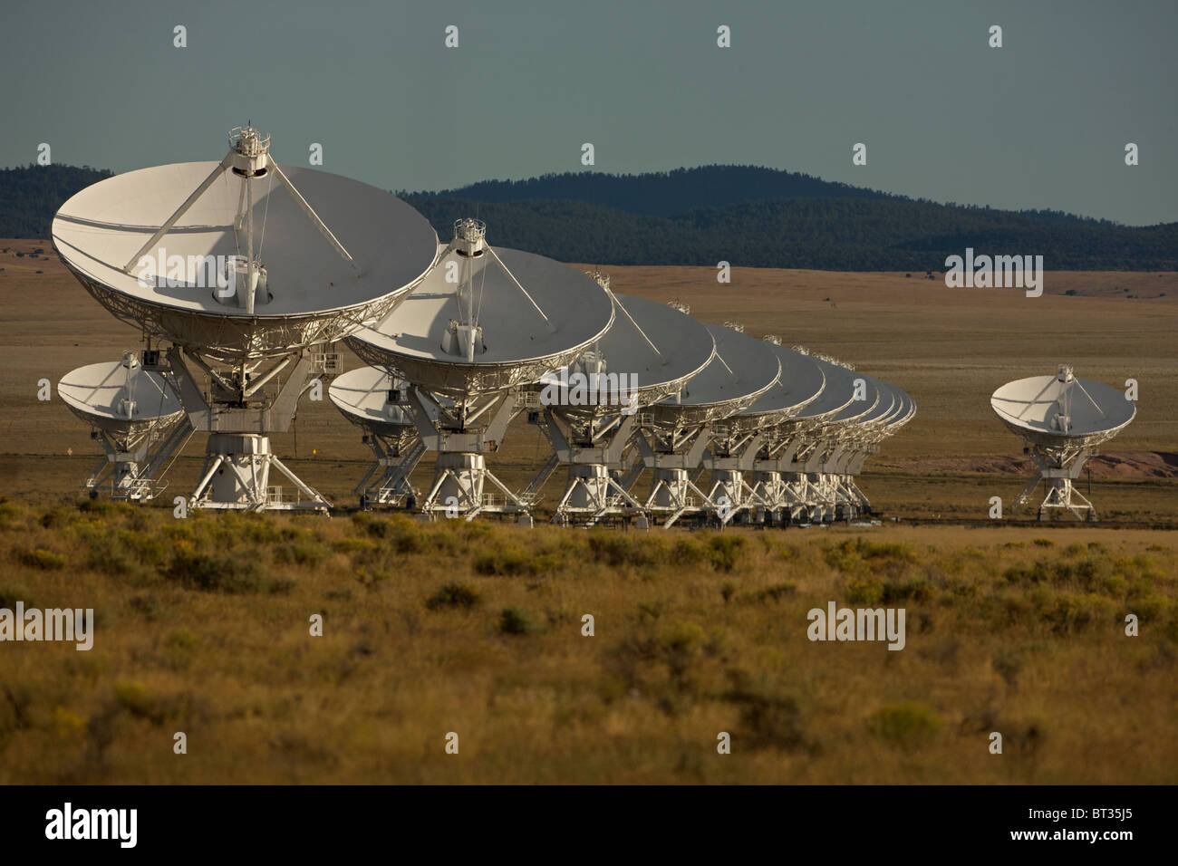 Very Large Array oder VLA - Teleskope Radio in der Nähe von Socorro - New-Mexico - USA - einen Bestandteil der NRAO Stockfoto