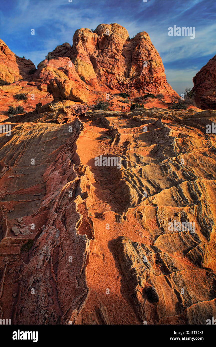 Felsformationen in der Vermilion Cliffs National Monument, Arizona Stockfoto