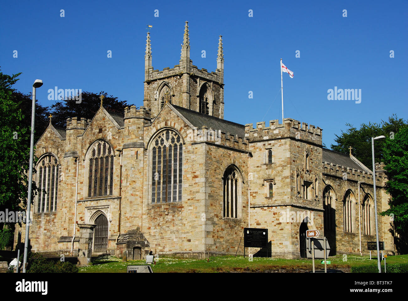 Die Pfarrei Kirche des Heiligen Patrick, Bodmin, Cornwall, UK Mai 2010 Stockfoto