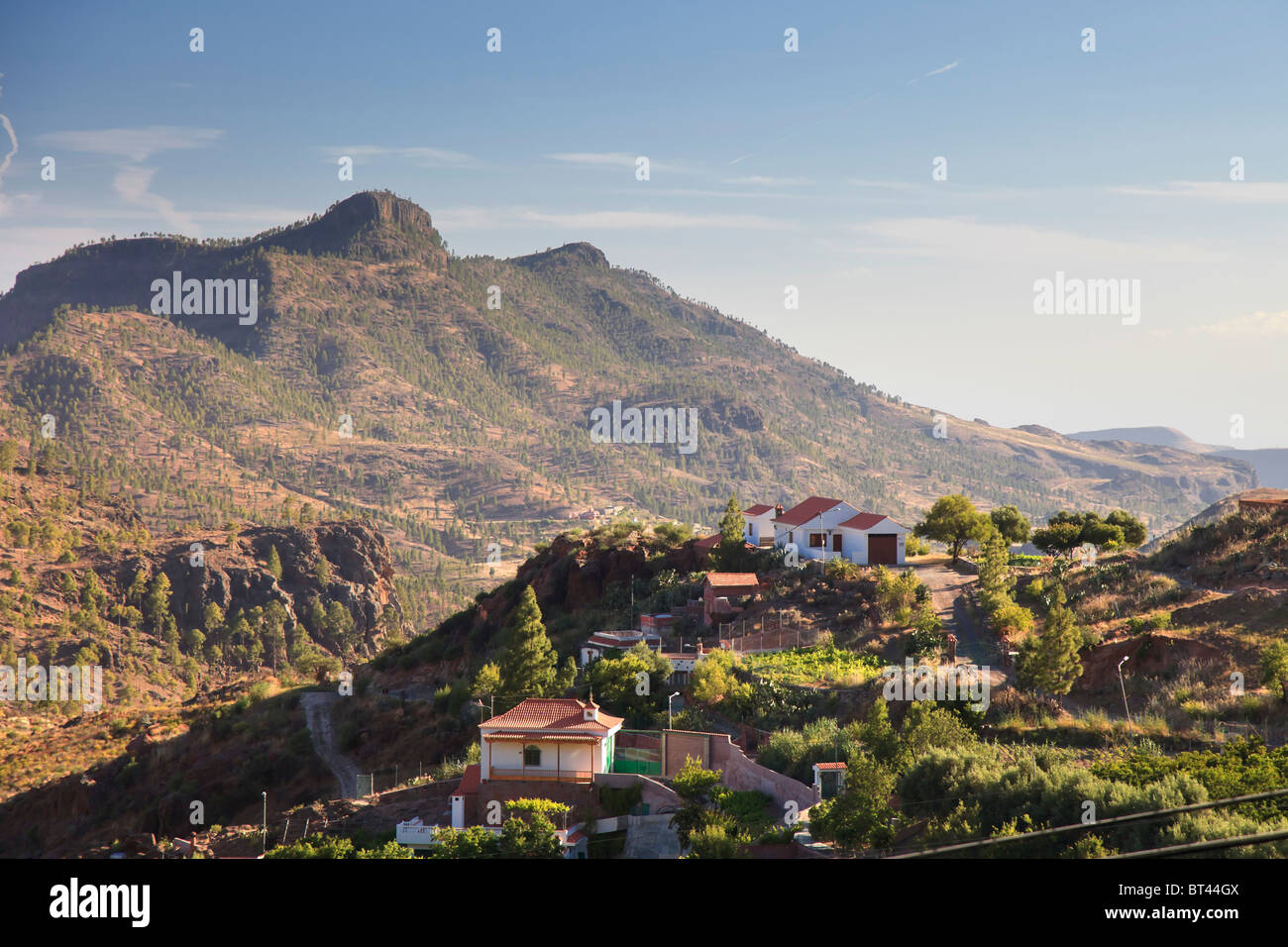 Kanarische Inseln, Gran Canaria, La Plata Village Stockfoto