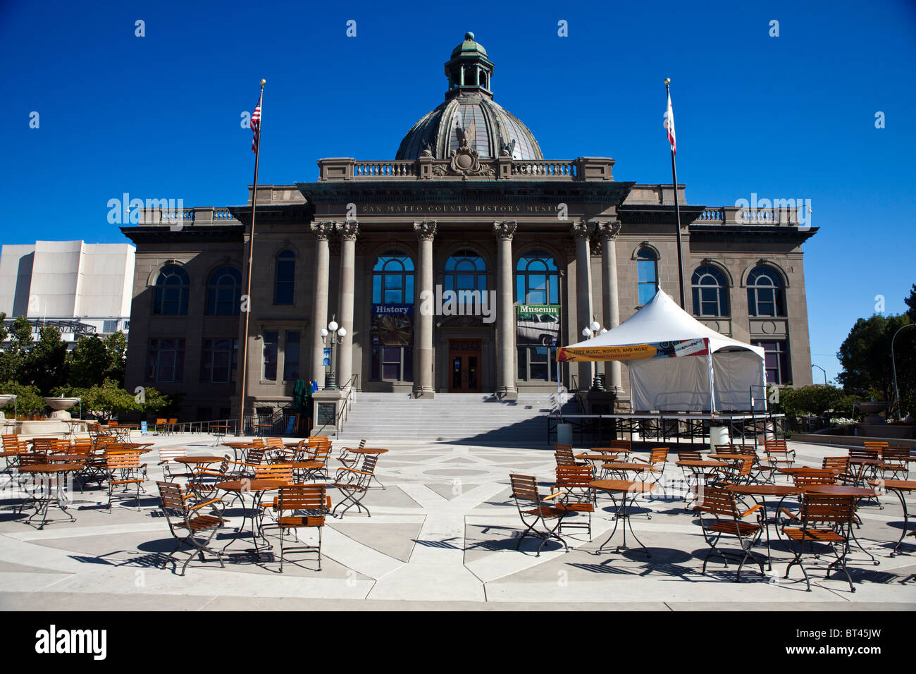 San Mateo County Heimatmuseum, Redwood City, Kalifornien, Vereinigte Staaten von Amerika Stockfoto