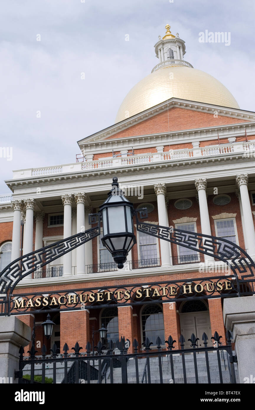 State House Boston MA Regierung Stockfoto