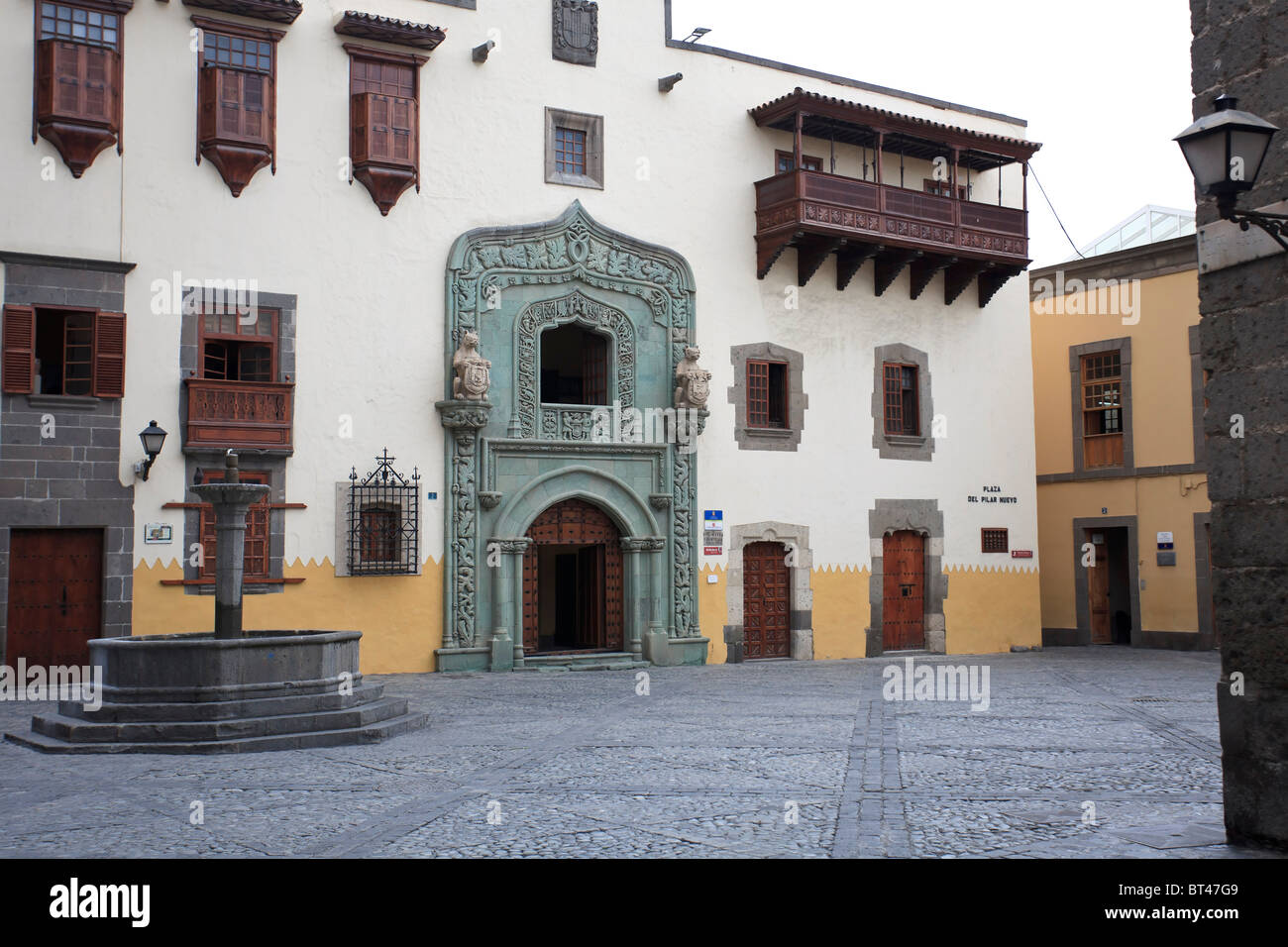 Kanarische Inseln, Gran Canaria, Las Palmas de Gran Canaria, Vegueta (Old Town), Casa Museo de Cristobal Colon Stockfoto