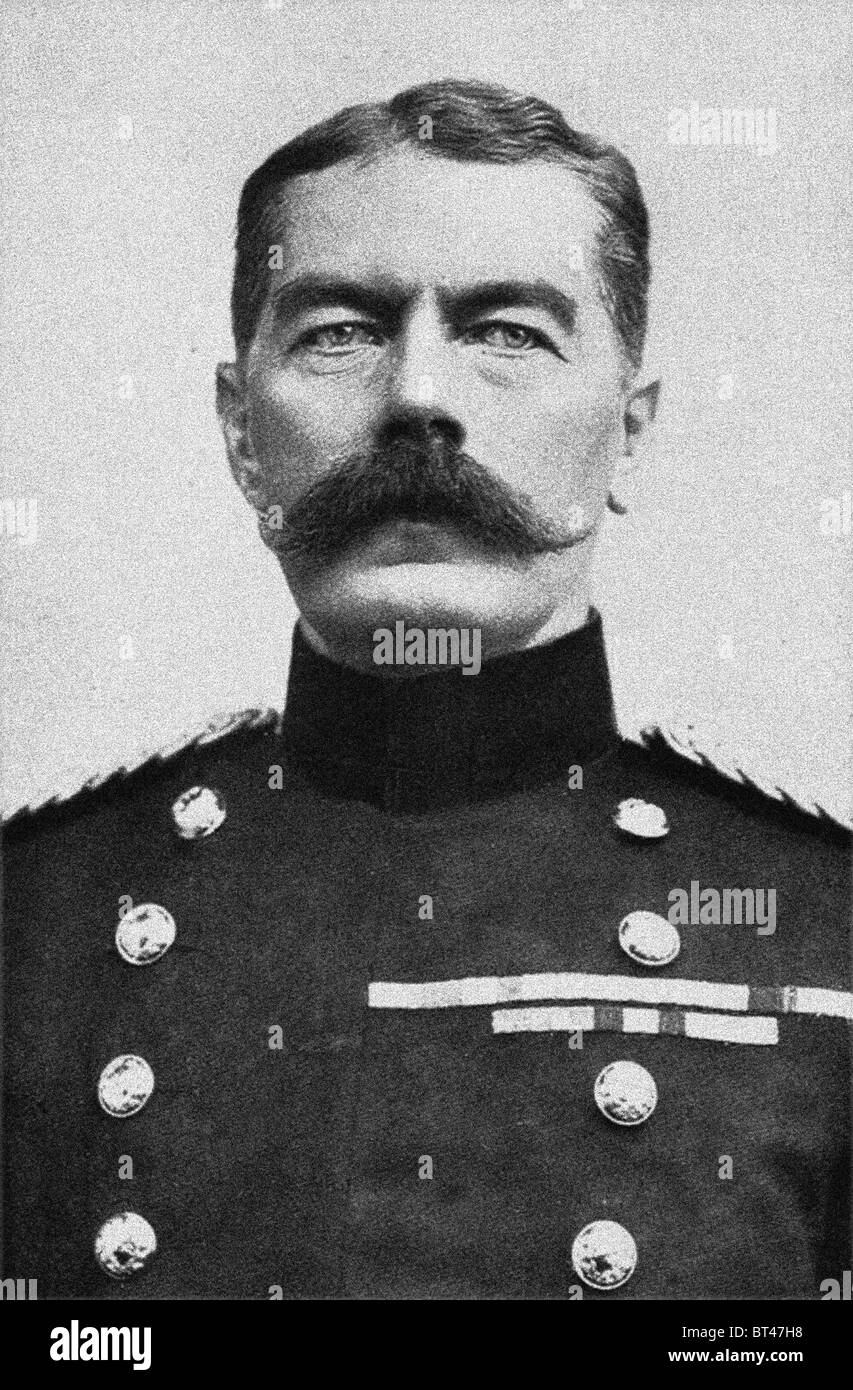 Feldmarschall Horatio Herbert Kitchener, 1. Earl Kitchener, KG, KP, GCB, OM, GCSI, GCMG, GCIE, ADC, PC Stockfoto