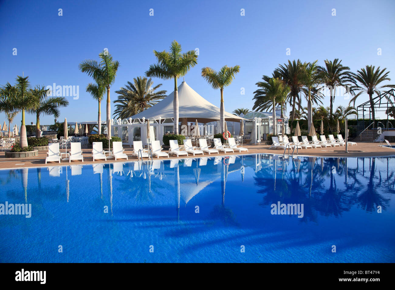 Hotel Riu Palace Maspalomas Kanaren, Gran Canaria, Playa del Ingles Stockfoto